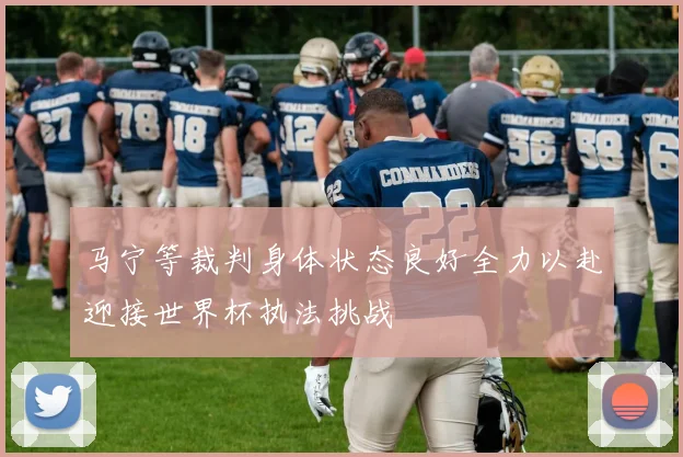 马宁等裁判身体状态良好全力以赴迎接世界杯执法挑战
